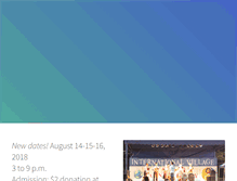 Tablet Screenshot of internationalvillage.info
